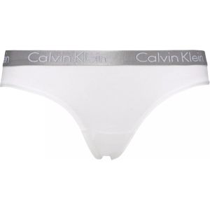 Calvin Klein dames Radiant Cotton thong, string, wit -  Maat: XL