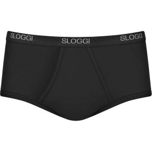 Sloggi Men Basic Maxi, heren heren slip met smalle zijkanten (1-pack), zwart -  Maat: M