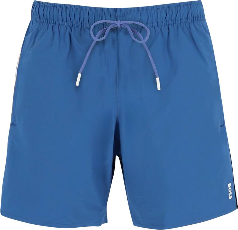 HUGO BOSS Iconic swim shorts, heren zwembroek, kobalt blauw