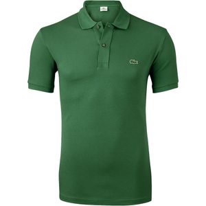 Lacoste Slim Fit polo, donker groen -  Maat: XL