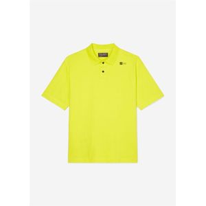 Marc O'Polo relaxed fit polo, heren poloshirt, neon geel -  Maat: XS