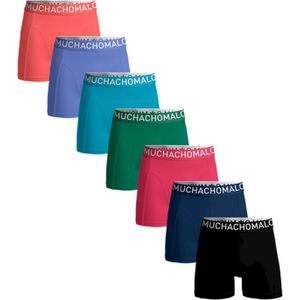 Muchachomalo boxershorts, heren boxers normale lengte (7-pack), 7-pack Light Cotton Solid -  Maat: 3XL