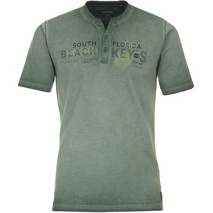 CASA MODA comfort fit heren T-shirt, groen -  Maat: 6XL