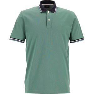 OLYMP Polo Casual, modern fit polo, groen -  Maat: S