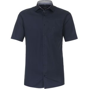 CASA MODA - Modern Fit - Overhemd - Blauw - Korte Mouw - Strijkvrij