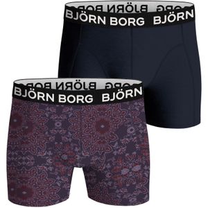 Bjorn Borg Bamboo Cotton Blend boxers, heren boxers normale lengte (2-pack), multicolor -  Maat: M