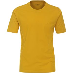 CASA MODA comfort fit heren T-shirt, geel -  Maat: 5XL