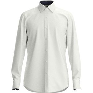 BOSS Hank slim fit overhemd, twill, wit