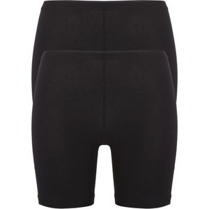 TEN CATE Basic women pants  (2-pack), dames slips lange pijp met middelhoge taile, zwart -  Maat: M
