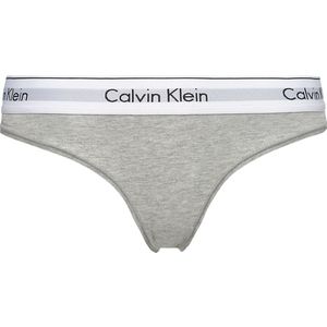 Calvin Klein dames Modern Cotton slip, grijs -  Maat: XL