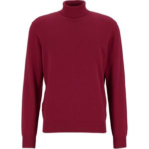 Redmond heren coltrui katoen, bordeaux rood