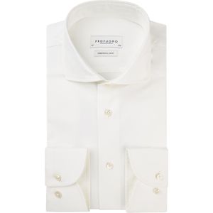 Profuomo - Slim Fit - Heren Overhemd - Offwhite - Twill