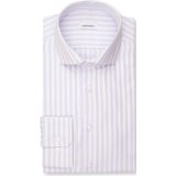 Seidensticker slim fit overhemd, popeline, blauw gestreept