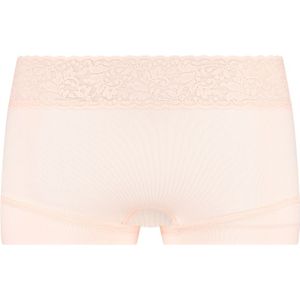 RJ Bodywear Pure Color dames kant short (1-pack), perzik