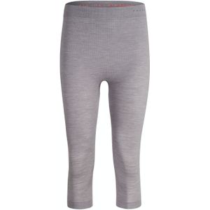 FALKE heren 3/4 tights Wool-Tech Light, thermobroek, grijs (grey-heather) -  Maat: L