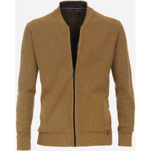 CASA MODA comfort fit vest, okergeel -  Maat: XL