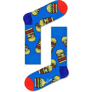 Happy Socks - Burger Sock - Unisex Sokken