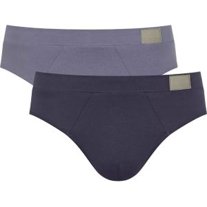 Sloggi - GO - Slip - Lichtblauw en Donkerblauw - Katoen met Lycra