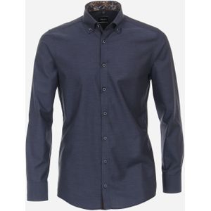 VENTI modern fit overhemd, twill, blauw 38