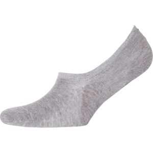 Tommy Hilfiger Footie Socks (2-pack), heren sneaker sokken katoen, onzichtbaar, grijs melange -  Maat: 39-42
