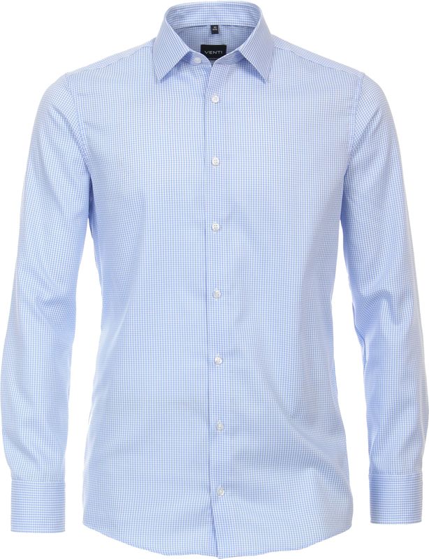 Venti Overhemd blauw, Ruit