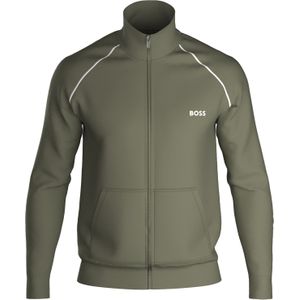 BOSS Mix&Match Jacket, heren lounge vest, olijfgroen