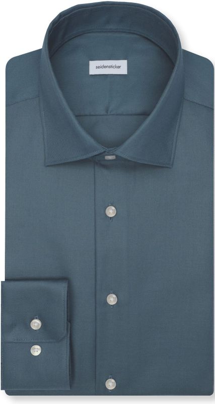 Seidensticker - 643510 - Chemise - Groen - Slim Fit - Manches Longues