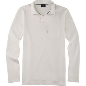 OLYMP Casual modern fit polo, gebroken wit -  Maat: XXL