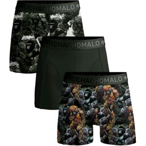 Muchachomalo boxershorts, heren boxers normale lengte (3-pack), Boxer Shorts Print/print/solid -  Maat: XXL