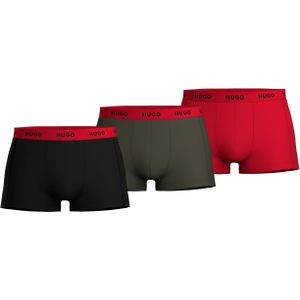 HUGO trunks (3-pack), heren boxers kort, multicolor