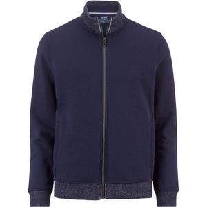 OLYMP modern fit vest katoenmengsel, marineblauw