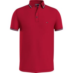 Tommy Hilfiger 1985 Rwb Tipped Slim Polo, heren poloshirt, rood