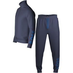 BOSS Long Set, heren lounge set, blauw