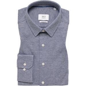 ETERNA modern fit overhemd overhemd, tricot, donkerblauw 46