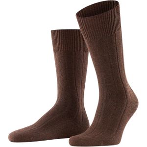 FALKE Lhasa Rib herensokken, bruin (brown)