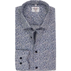 MARVELIS - Modern Fit - Overhemd - Beige - Popeline