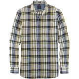 OLYMP - Casual - Olijfgroen - Overhemd - Modern Fit - Geruit