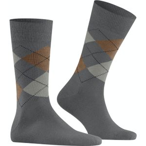 Burlington Edinburgh herensokken, grijs (anthracite mel.)