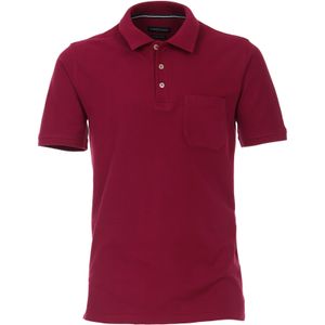 CASA MODA comfort fit heren polo, Paars