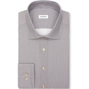 Seidensticker slim fit overhemd, popeline, blauw dessin