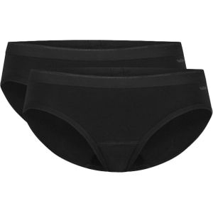 TEN CATE Basics women bikini slip (2-pack), dames Bikini lage taille, zwart -  Maat: L