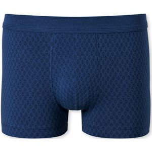 SCHIESSER 95/5 boxer (1-pack), heren shorts stretch biologisch katoen met patroon marineblauw -  Maat: M