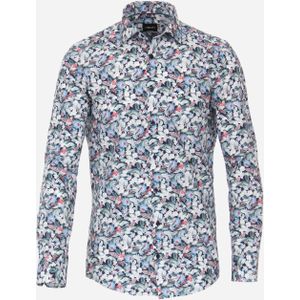VENTI modern fit overhemd, mouwlengte 72 cm, popeline, blauw 48
