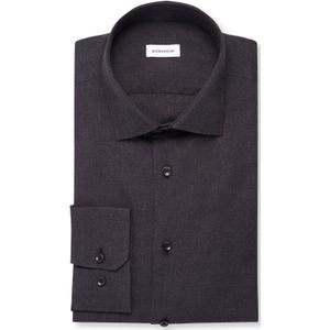 Seidensticker - 845319 - Chemise d'affaires - Grijs - Manches Longues - Coupe Droite