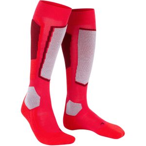 FALKE SK2 Intermediate Wool dames skiing kniekousen, roze (rose) -  Maat: 35-36