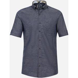 3 voor 99 | Redmond comfort fit overhemd, korte mouw, popeline, blauw 37/38