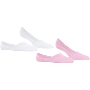 Burlington Everyday 2-Pack dames invisible sokken, roze (sporty rose)