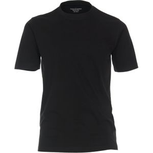 CASA MODA comfort fit heren T-shirt, zwart -  Maat: 4XL