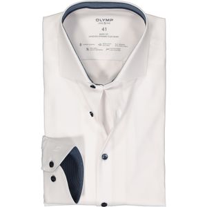 OLYMP 24/7 Level 5 body fit overhemd, dynamic flex, wit