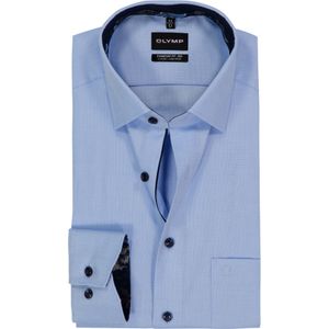 OLYMP - Luxor - Overhemd - Lichtblauw - Comfort Fit Big